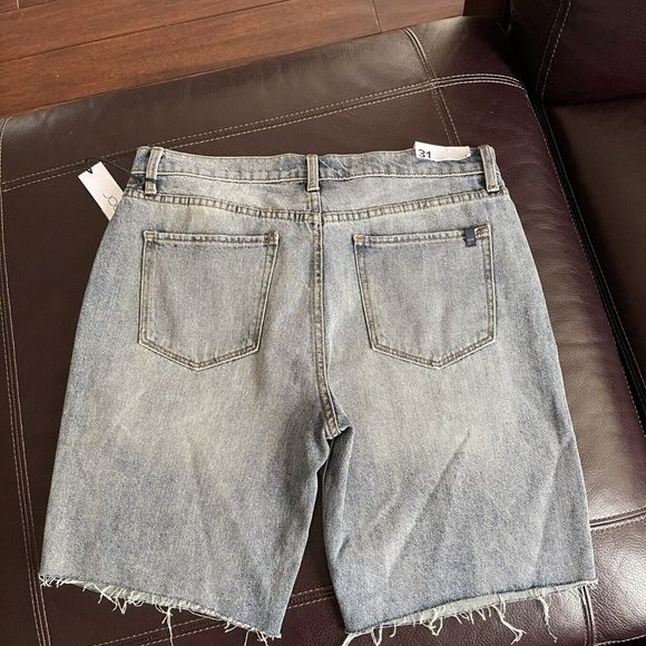 JOE’s women’s The Luna Cutoff Denim Bermuda Shorts DAWN, Size 31. - Picture 7 of 8